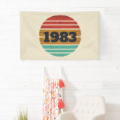 Gepersonaliseerde  verjaardagsgeschenken spandoek (Insitu)
