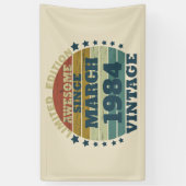 Gepersonaliseerde  verjaardagsgeschenken spandoek (Verticaal)