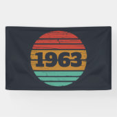 Gepersonaliseerde  verjaardagsgeschenken spandoek (Horizontaal)