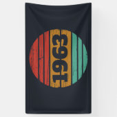 Gepersonaliseerde  verjaardagsgeschenken spandoek (Verticaal)