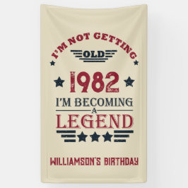 Gepersonaliseerde  verjaardagsgeschenken spandoek