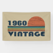 Gepersonaliseerde verjaardagsgeschenken spandoek (Horizontaal)