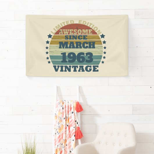 Gepersonaliseerde  verjaardagsgeschenken spandoek (Insitu)