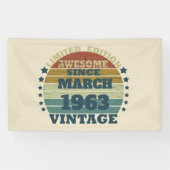 Gepersonaliseerde  verjaardagsgeschenken spandoek (Horizontaal)