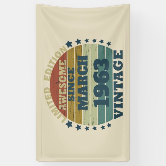 Gepersonaliseerde  verjaardagsgeschenken spandoek (Verticaal)