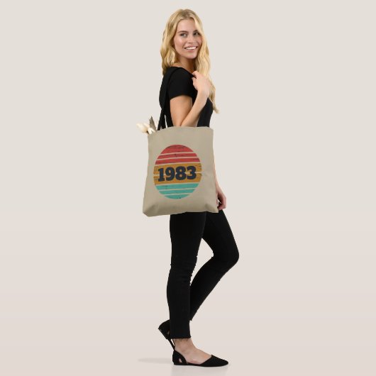 Gepersonaliseerde  verjaardagsgeschenken tote bag (Op model)