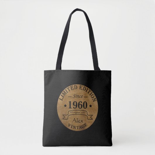 Gepersonaliseerde  verjaardagsgeschenken tote bag (Voorkant)