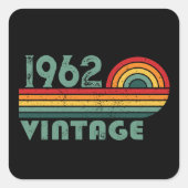 Gepersonaliseerde  verjaardagsgeschenken vierkante sticker (Voorkant)