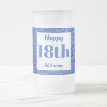  gepersonaliseerde verjaardagsglas mok cadeau 18e