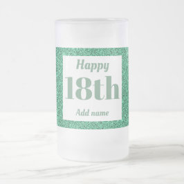  gepersonaliseerde verjaardagsglas mok cadeau 18e