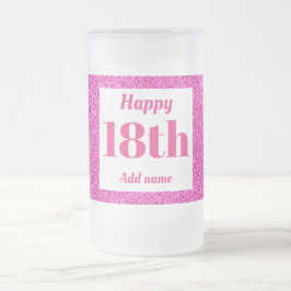  gepersonaliseerde verjaardagsglas mok cadeau 18e