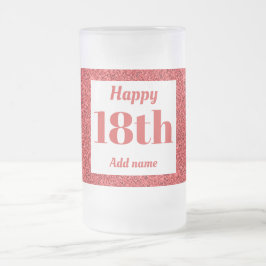  gepersonaliseerde verjaardagsglas mok cadeau 18e