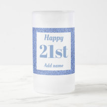  gepersonaliseerde verjaardagsglas mok cadeau 21st