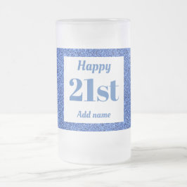  gepersonaliseerde verjaardagsglas mok cadeau 21st