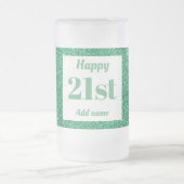  gepersonaliseerde verjaardagsglas mok cadeau 21st (Center)