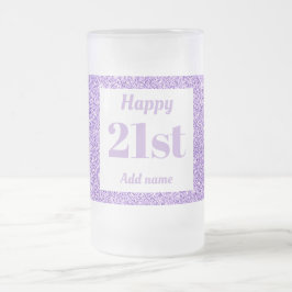  gepersonaliseerde verjaardagsglas mok cadeau 21st