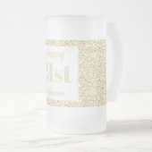  gepersonaliseerde verjaardagsglas mok cadeau 21st (Voorkant rechts)