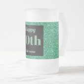  gepersonaliseerde verjaardagsglas mok cadeau 50e (Voorkant rechts)