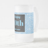  gepersonaliseerde verjaardagsglas mok cadeau 50e (Voorkant rechts)