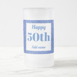  gepersonaliseerde verjaardagsglas mok cadeau 50e