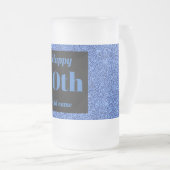  gepersonaliseerde verjaardagsglas mok cadeau 50e (Voorkant rechts)