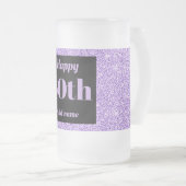  gepersonaliseerde verjaardagsglas mok cadeau 60e (Voorkant rechts)