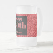  gepersonaliseerde verjaardagsglas mok cadeau 60e (Voorkant rechts)