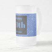  gepersonaliseerde verjaardagsglas mok cadeau 70e (Voorkant rechts)