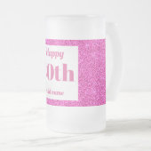  gepersonaliseerde verjaardagsglas mok cadeau 80e (Voorkant rechts)