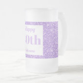  gepersonaliseerde verjaardagsglas mok cadeau 80e (Voorkant rechts)