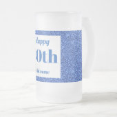  gepersonaliseerde verjaardagsglas mok cadeau 80e (Voorkant rechts)