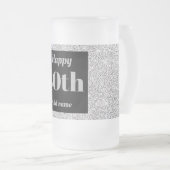  gepersonaliseerde verjaardagsglas mok cadeau 80e (Voorkant rechts)