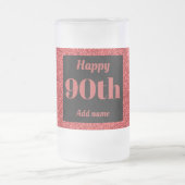  gepersonaliseerde verjaardagsglas mok cadeau 90e (Center)