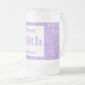  gepersonaliseerde verjaardagsglas mok cadeau 90e (Voorkant rechts)