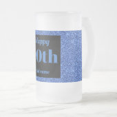  gepersonaliseerde verjaardagsglas mok cadeau 90e (Voorkant rechts)