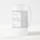  gepersonaliseerde verjaardagsglas mok cadeau 90e (Voorkant rechts)