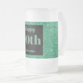  gepersonaliseerde verjaardagsglas mok cadeau 90e (Voorkant rechts)