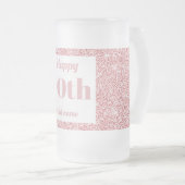  gepersonaliseerde verjaardagsglas mok cadeau 90e (Voorkant rechts)