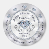 Gepersonaliseerde verjaardagsgunsten, Jubileum per Magneet (Voorkant)