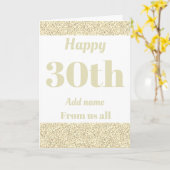  gepersonaliseerde verjaardagskaart van ons alle 3 kaart (Gele Bloem)