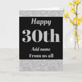 gepersonaliseerde verjaardagskaart van ons alle 3 kaart (Gele Bloem)