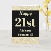 gepersonaliseerde verjaardagskaart van ons allema kaart (Gele Bloem)