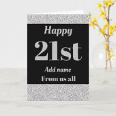 gepersonaliseerde verjaardagskaart van ons allema kaart (Gele Bloem)