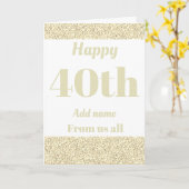 gepersonaliseerde verjaardagskaart van ons allema kaart (Gele Bloem)