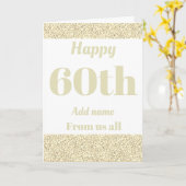  gepersonaliseerde verjaardagskaart van ons allema kaart (Gele Bloem)