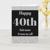  gepersonaliseerde verjaardagskaart van ons allema kaart (Gele Bloem)