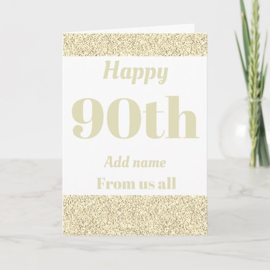  gepersonaliseerde verjaardagskaart van ons allema kaart (Voorkant)