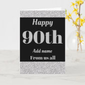  gepersonaliseerde verjaardagskaart van ons allema kaart (Gele Bloem)