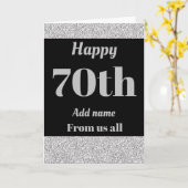  gepersonaliseerde verjaardagskaart van ons allema kaart (Gele Bloem)