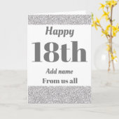 gepersonaliseerde verjaardagskaart van ons allen kaart (Gele Bloem)